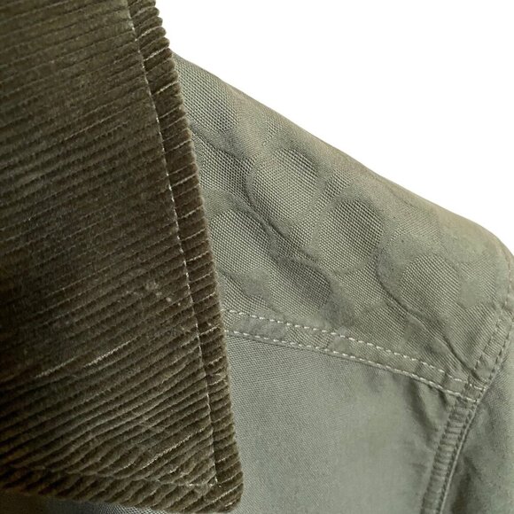 Coach Oversized Field Jacket sz M Green Utility Chore Coat - Picture 4 of 14